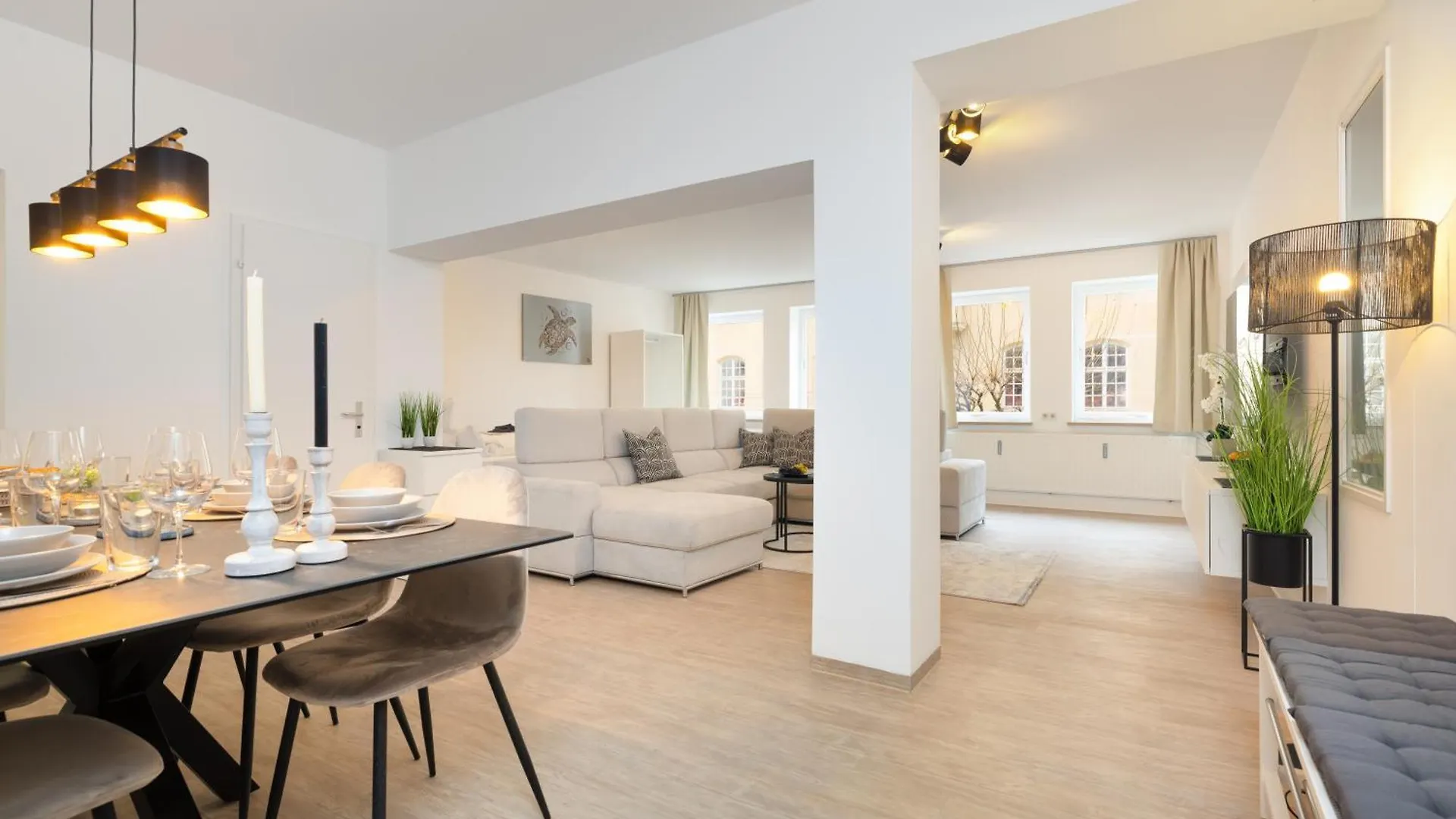 Primero City-Loftdomizil I 84Qm Innenstadt Rathaus I Gemeinschaftsterrasse 6 P Augusta